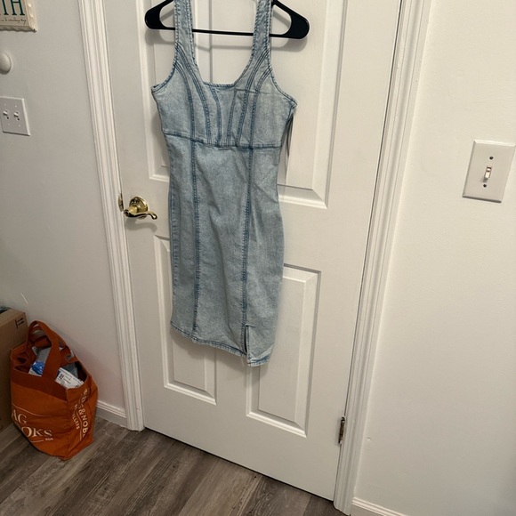 Rewash Light Blue Denim Dress - Picture 7 of 12